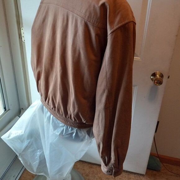 John Ashford Leather Bomber Jacket - Picture 3 of 12